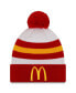 Men's Red, White Bubba Wallace McDonald's Knit Pom Cuff Beanie