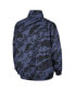 ფოტო #3 პროდუქტის Men's Navy North Carolina Tar Heels Anorak Half-Zip Jacket