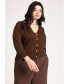 ფოტო #2 პროდუქტის Plus Size Refined Cardigan