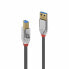 Фото #1 товара Кабель Micro USB LINDY 36663 3 m Чёрный Серый (1 штук)