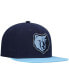 Фото #4 товара Men's Navy, Light Blue Memphis Grizzlies Team Two-Tone 2.0 Snapback Hat