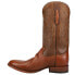 Фото #3 товара Tony Lama Patron Smooth Ostrich Round Toe Cowboy Mens Brown Casual Boots TL5375