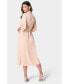 ფოტო #3 პროდუქტის Women's Poly Crepe Front Button Dress