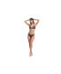 Фото #3 товара Plus Size Textured Triangle bikini bra swim top