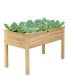 Фото #5 товара Wooden Raised Vegetable Garden Bed Elevated Grow Vegetable Planter