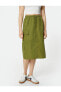Фото #3 товара Юбка Koton, Парашютная юбка с карманами и эластичным поясом