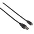 Hama USB 2.0 Cable - 1.8m - 1.8 m - USB A - Male/Male - 480 Mbit/s - Black