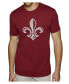 ფოტო #1 პროდუქტის Mens Premium Blend Word Art T-Shirt - When the Saints Go Marching In