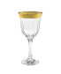 Фото #1 товара Red Wine Set of 6 Melania Collection Gold