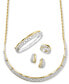 ფოტო #4 პროდუქტის EFFY® Diamond Chain Link Bangle Bracelet (2-1/10 ct. t.w.) in 14k White and Yellow Gold