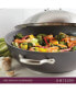 Фото #5 товара Accolade Forged Hard-Anodized Nonstick Wok with Lid, 13.5-Inch, Moonstone