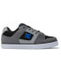 Фото #1 товара DC Pure 300660-XKSB Mens Gray Nubuck Lace Up Skate Inspired Sneakers Shoes