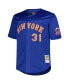 Фото #2 товара Men's Mike Piazza Royal New York Mets Big Tall Cooperstown Collection Mesh Batting Practice Jersey