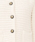 ფოტო #5 პროდუქტის Women's Textured Knit Patch Pocket Cardigan