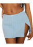 Women's Charmed Slit Mini Skirt