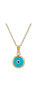 Фото #1 товара Macy's enamel Evil-Eye 18" Pendant Necklace in 10k Gold