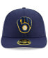 ფოტო #4 პროდუქტის Men's Navy Milwaukee Brewers National Baseball Hall of Fame Low Profile 59FIFTY Fitted Hat