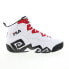 Фото #1 товара Fila MB 1BM02106-113 Mens White Leather Lifestyle Sneakers Shoes