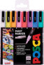 Posca Uni-Ball PC-3M, Multicolour, Pastel, Multicolour, 8 colours, Fine, 0.9 mm, 1.3 mm