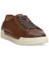 Фото #1 товара Men's Raigan Leather Low-Top Woven Sneaker