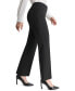 ფოტო #3 პროდუქტის Petite Modern-Fit Mid-Rise Wide-Leg Pants