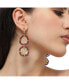 Фото #2 товара Women's Circular Drop Earrings