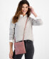 Triple-Zip Pebble Leather Dasher Crossbody, Created for Macy's