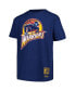 Фото #1 товара Big Boys and Girls Navy Golden State Warriors Hardwood Classics Retro Logo T-Shirt