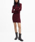 Women's Fitted Turtleneck Dress