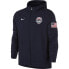 Фото #1 товара [806491495499] Mens Nike USA Basketball Hyper Elite Full-Zip Hoodie