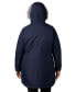 ფოტო #2 პროდუქტის Plus Size Suttle Mountain™ Hooded Faux-Fur-Trim Long Insulated Coat