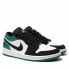 Фото #4 товара Jordan Air Jordan 1 Low 复古篮球鞋 男女同款 黑绿脚趾 / Кроссовки Nike Air Jordan 1 Low White Black Mystic Green (Белый, Черный)