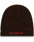 Фото #2 товара Infant Boys and Girls Brown Cleveland Browns Mini Fan Beanie