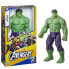 Фото #3 товара Игрушка Avengers Hulk Titan Hero Series Blast Gear Deluxe (Серия могучих титанов со Смерчевым вооружением)
