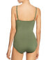 Фото #2 товара Tommy Bahama Women's 189428 Pearl V-Neck One-Piece Swimsuit Size 10