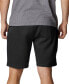 Men's Trek Relaxed-Fit Stretch Logo-Print Fleece Shorts