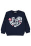 Фото #1 товара Kız Çocuk Sweatshirt 2-5 Yaş Lacivert