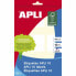 Adhesive labels Apli White 10 Sheets 32 x 41 mm (10 Units)