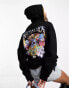 Фото #6 товара ASOS DESIGN unisex oversized hoodie in black with Metallica graphic prints