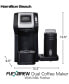 FlexBrew Dual Single Cup Coffee Maker with Milk Frother
