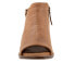 Фото #3 товара Softwalk Novara S2314-223 Womens Brown Leather Zipper Heeled Sandals Boots