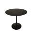 31.5" Round Black Dining Table with MDF Top