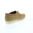 Фото #16 товара Clarks Wallabee 26166241 Mens Beige Suede Oxfords & Lace Ups Casual Shoes