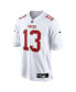 Фото #2 товара Men's Brock Purdy Tundra White San Francisco 49ers Fashion Game Jersey