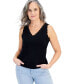 Фото #1 товара Women's Lace-Trim Cotton Tank Top, Created for Macy's