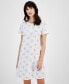 Фото #2 товара Women's Cotton Henley Sleep Shirt, Created for Macy's
