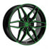 Oxigin 24 Oxroad neon green polish 9x20 ET47 - LK6/130 ML84.1