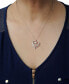 Фото #3 товара Macy's diamond Heart Pendant 18" Necklace (1/2 ct. t.w.) in 10k White, Yellow or Rose Gold.