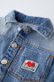 Фото #7 товара Верхняя одежда ZARA Keith Haring ® denim overshirt