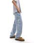 Фото #6 товара Levi's Workwear 568 stay loose carpenter jeans in light blue